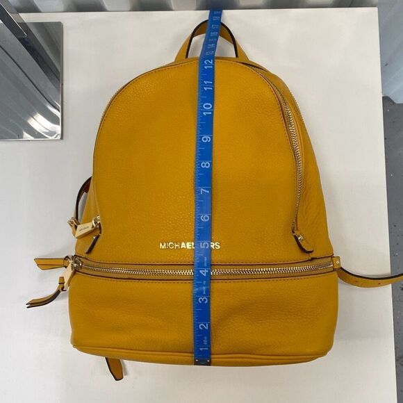 Michael Kors Rhea Backpack Sunflower Yellow - Picture 5 of 8